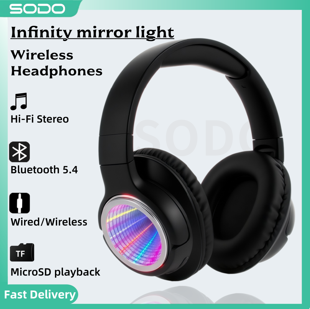 Wired Earphone Lightning - SODO SD1161 Headphone Bluetooth Abyss Light