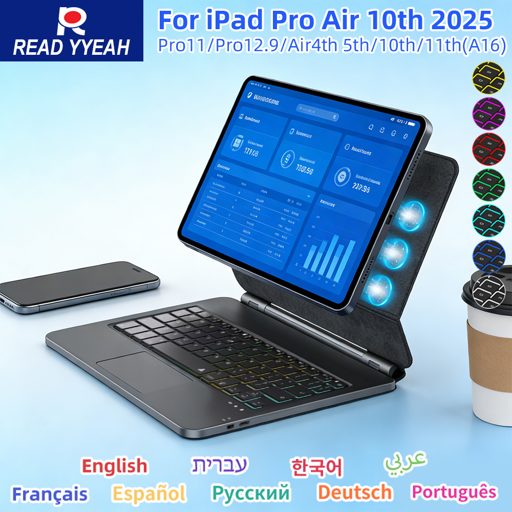 Tablet Keyboard Case - Magic Keyboard Dengan Panel Sentuh Untuk