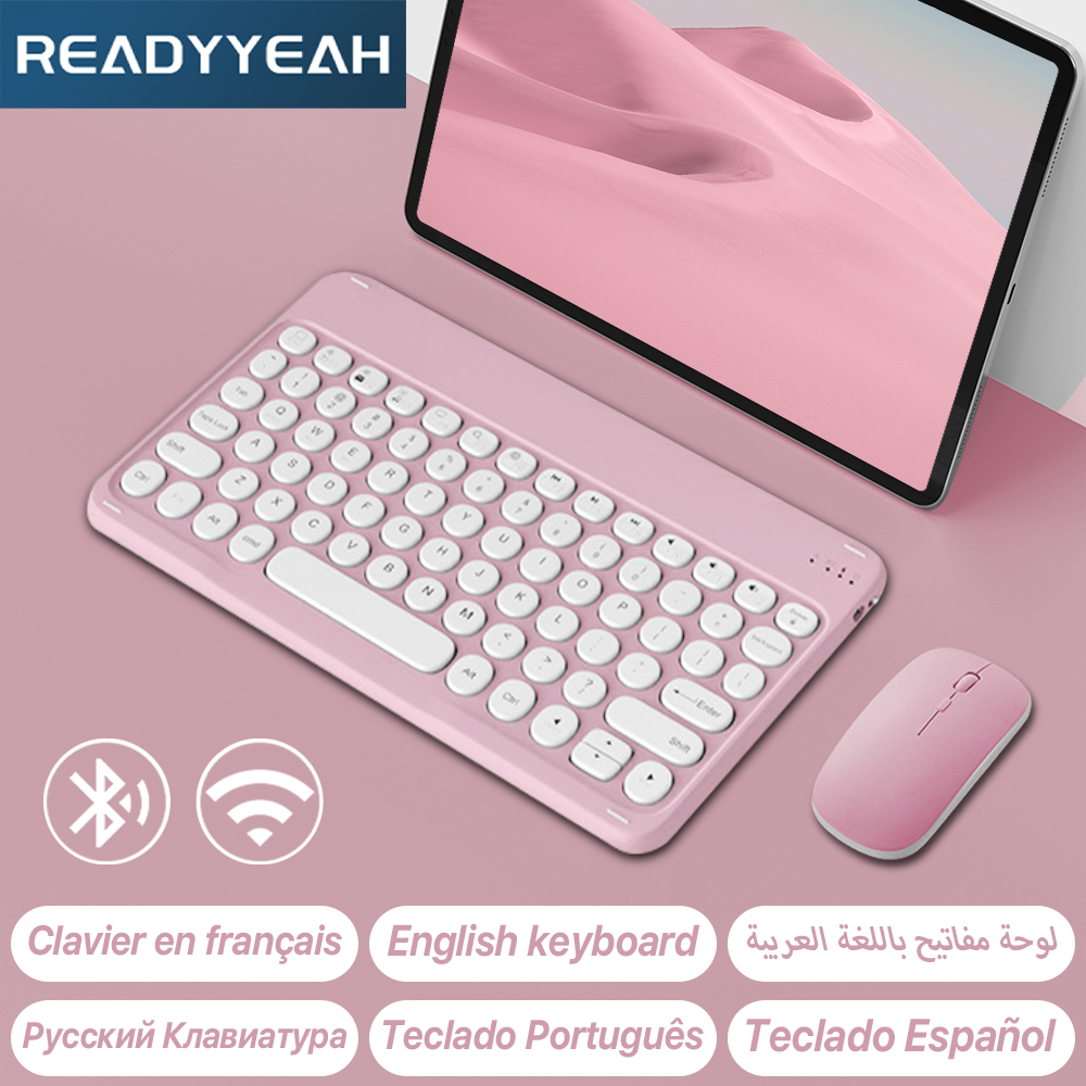 Doogee Tablet Accessories - Keyboard dan Mouse nirkabel untuk Apple