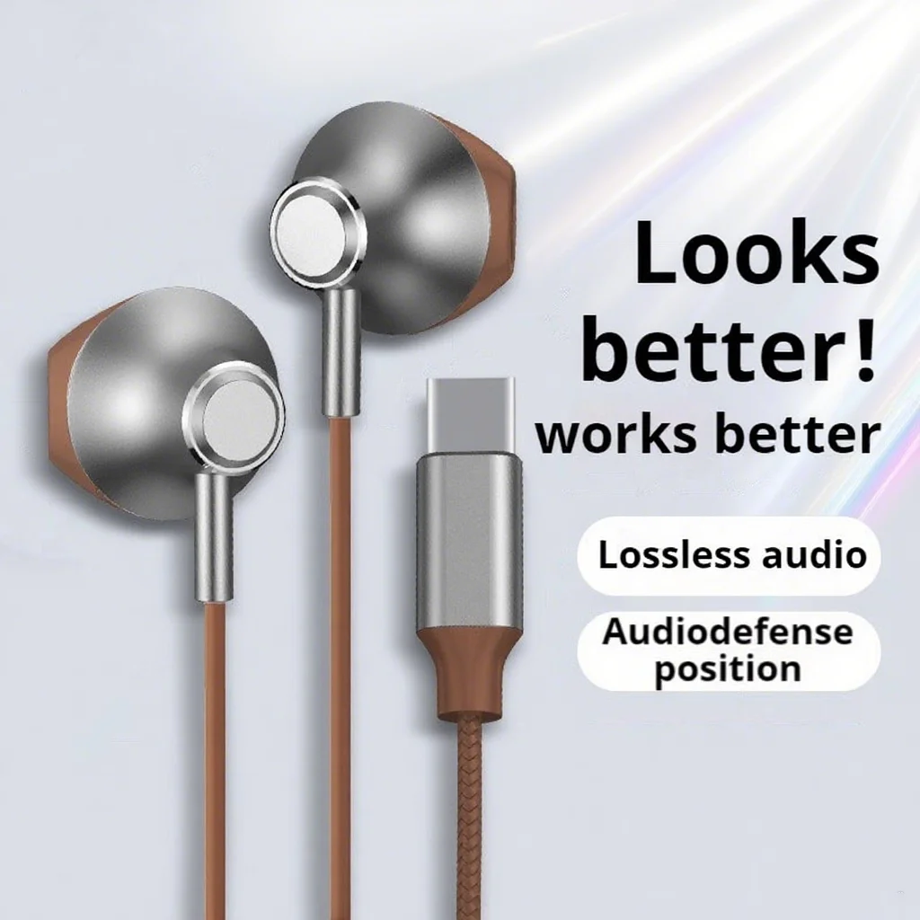 Wired Earphone Lightning - Earphone Bluetooth Wired 6D Surround Bass