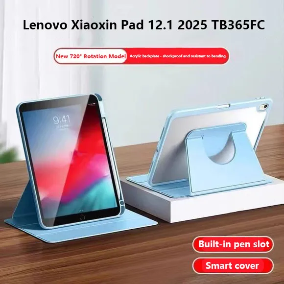 Cidea Tablet Accessories - 360 ° Casing Akrilik Rotasi untuk