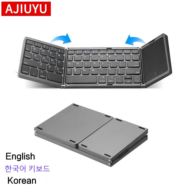 Tablet Accessories Keyboard - Keyboard Lipat Portabel Mini Inggris Korea