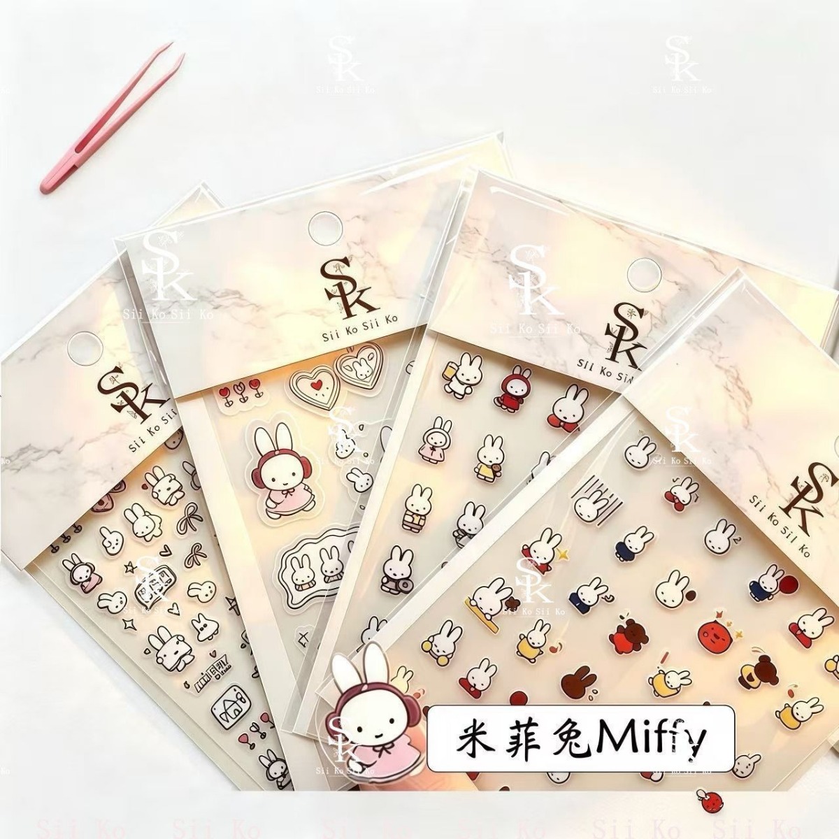 Stiker Kuku Kelinci Miffy Kart - Tablet Accessories Case ulasan dan harga