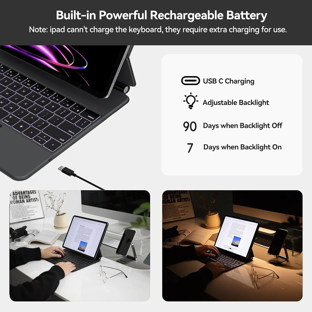Casing Keyboard Bluetooth Magi - Tablet Keyboard Case ulasan dan harga