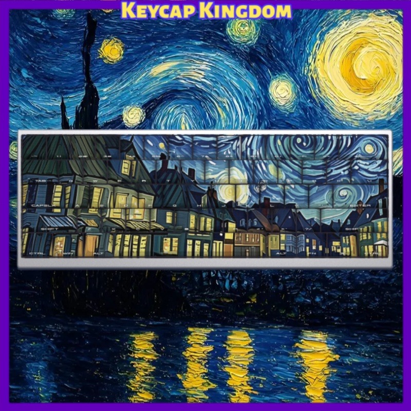 Van Gogh Keycap Tema Langit Be - Tablet Accessories Keyboard ulasan dan harga
