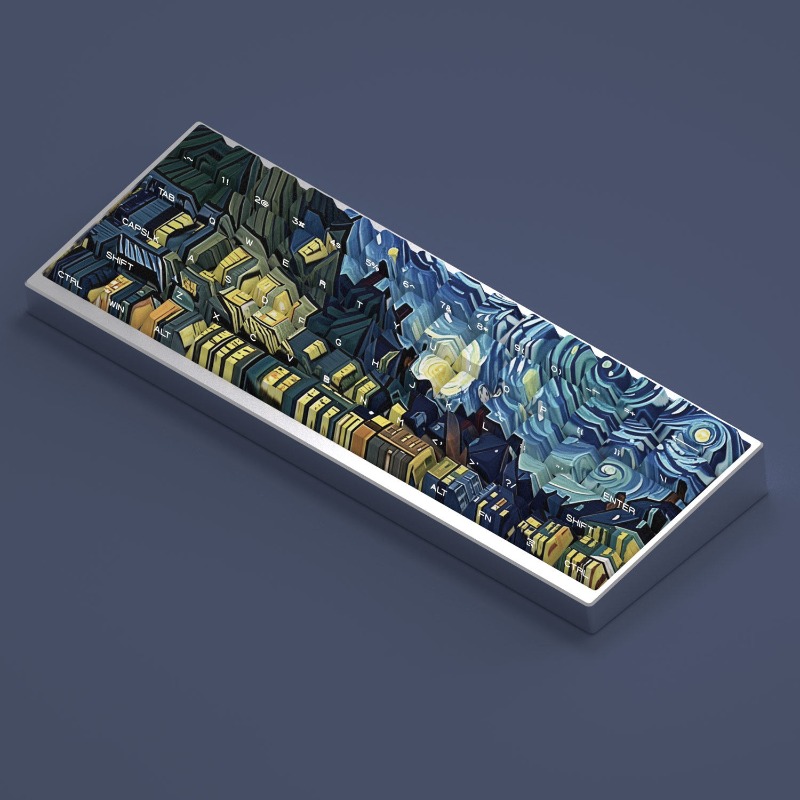 Van Gogh Keycap Tema Langit Be - Tablet Accessories Keyboard ulasan dan harga