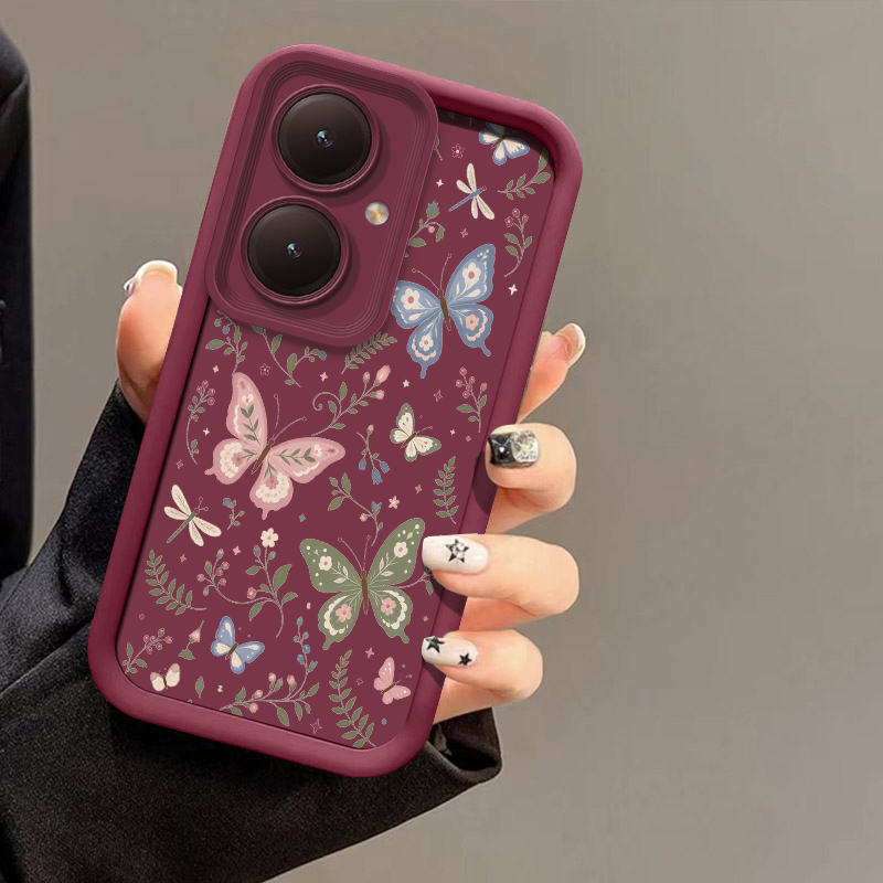 Casing Telepon Motif Kupu-Kupu - Vivo Y28 ulasan dan harga