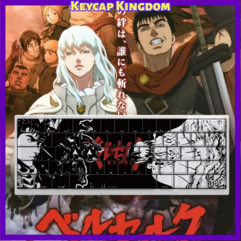 Tema BERSERK Anime Keycap 98 K - Tablet Accessories Keyboard ulasan dan harga