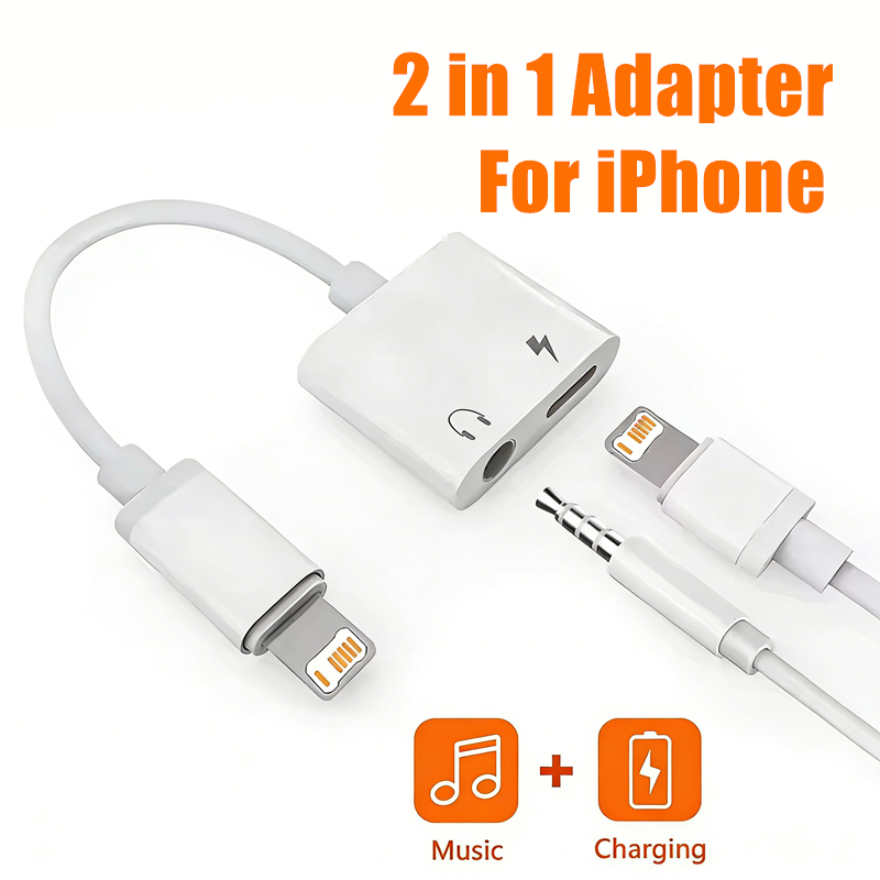 Adaptor Pengisian Daya dan Aud - Wired Earphone Lightning ulasan dan harga